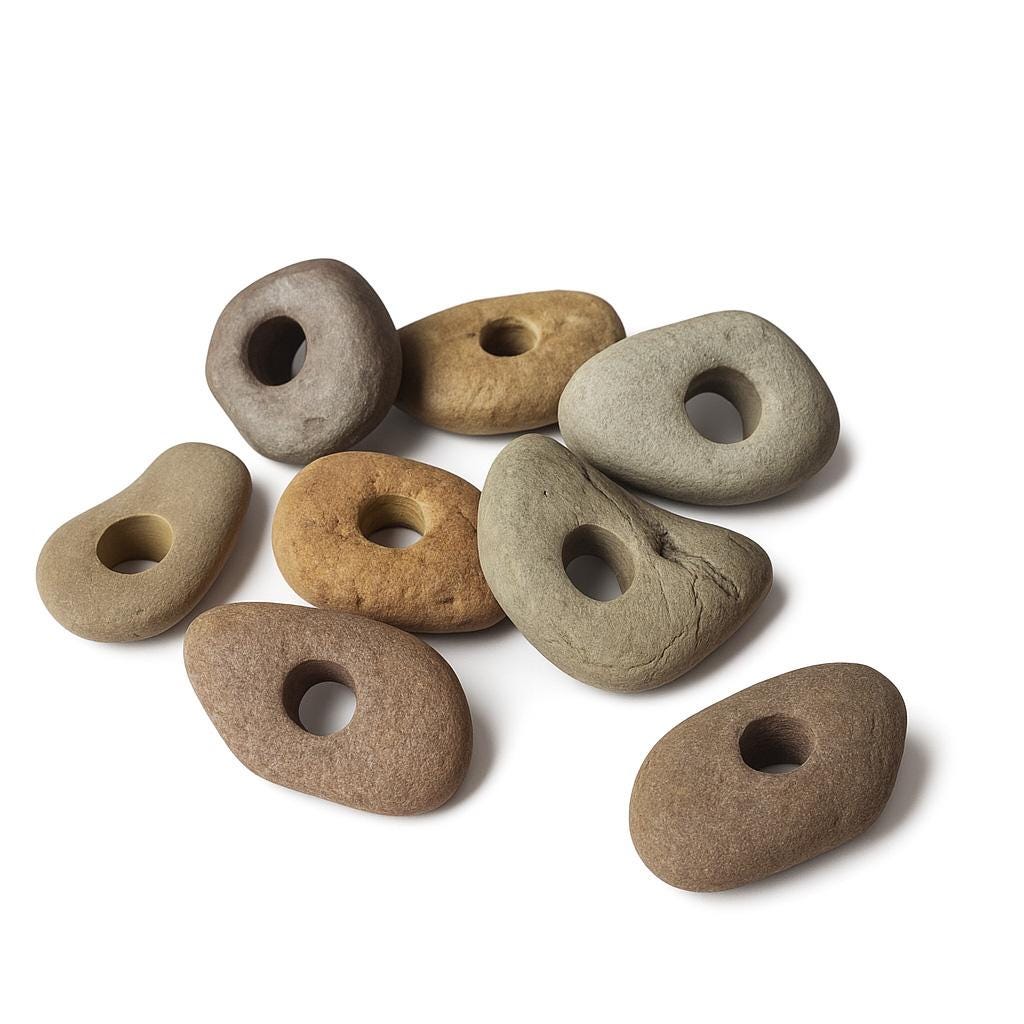 Aquarium Plant Holder Rock – natural stone aquarium accessory – alternate angle
