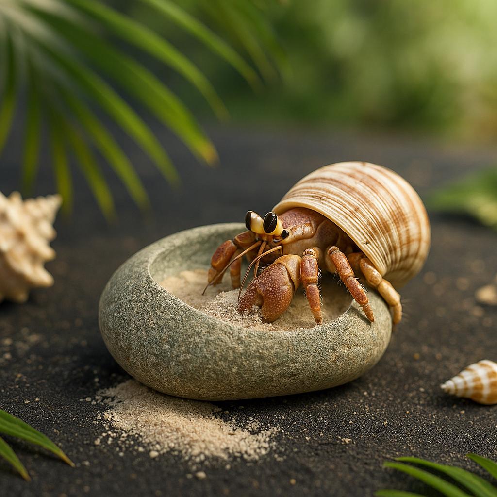 Hermit Crab Terrarium Water Bowl – natural stone terrarium accessory – primary product view
