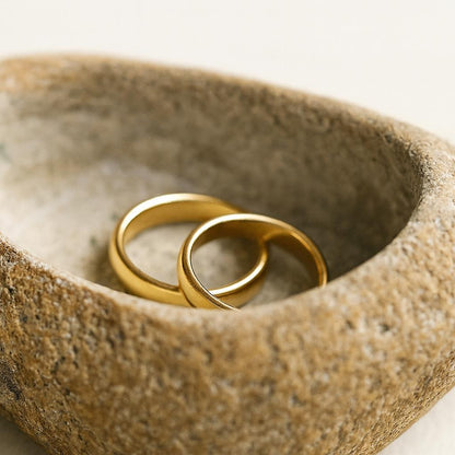 Natural Stone Jewelry Dish – natural stone mindful home accent – product detail