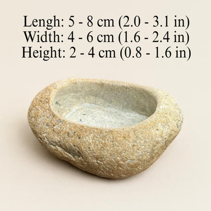 Natural Stone Hummingbird Bath & Feeder Bowl – natural stone bird and wildlife accessory – detail view