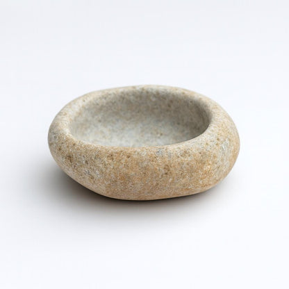 Natural Stone Water Bowl For King Snake / Milk Snake — Terrarium – natural stone terrarium accessory – alternate view