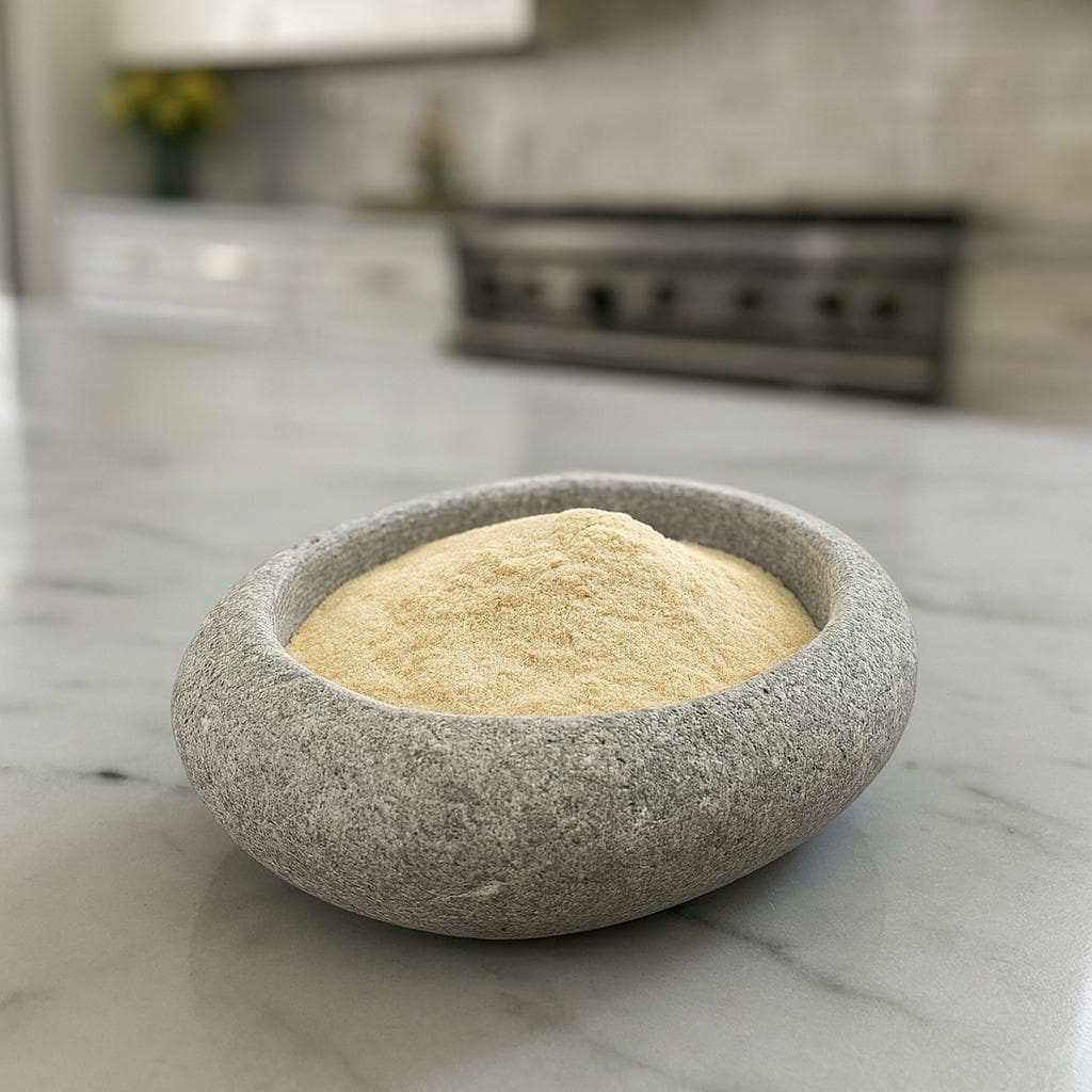 Handmade Natural Stone Spice Bowl – natural stone kitchen and dining accessory – product detail