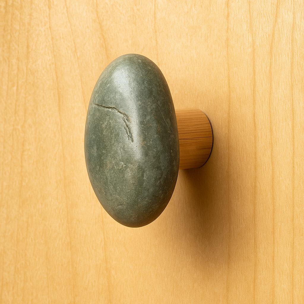 Natural Stone Wall Hook - No Drill – natural stone wall hook or rack – product detail