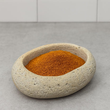 Handmade Natural Stone Spice Bowl – natural stone kitchen and dining accessory – alternate view