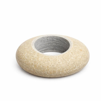 Pebble Toothbrush Holder – natural stone bathroom accessory – product detail