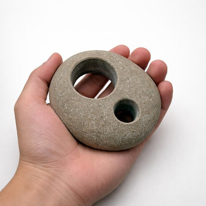 Pebble Toothbrush – natural stone bathroom accessory – alternate view
