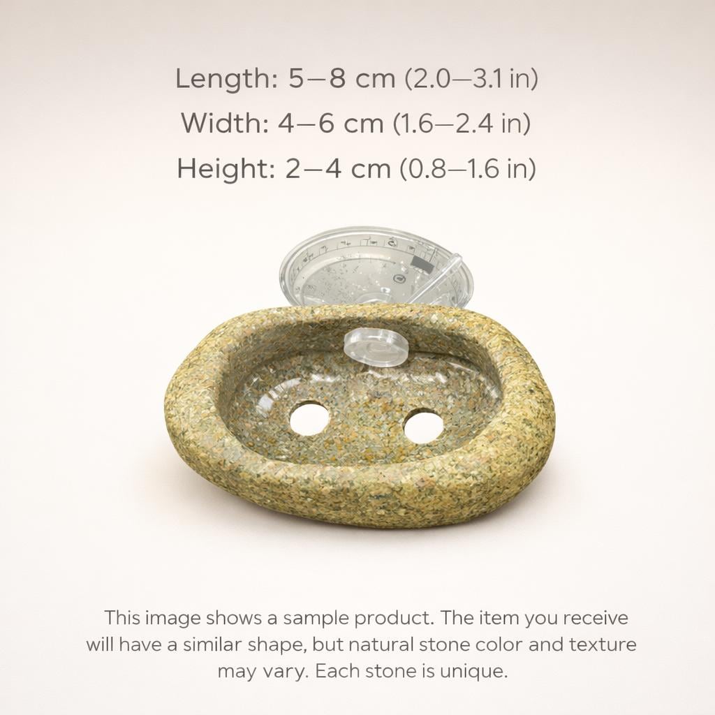 Natural Stone Aquarium Plant Holder - Suction Cup – natural stone aquarium accessory – detail view