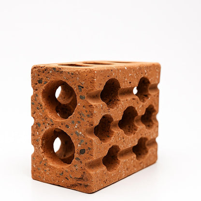 Aquarium Planter Brick With Shrimp Cave – natural stone aquarium accessory – alternate view
