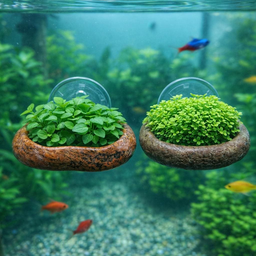 Natural Stone Aquarium Plant Holder - Suction Cup – natural stone aquarium accessory – product detail