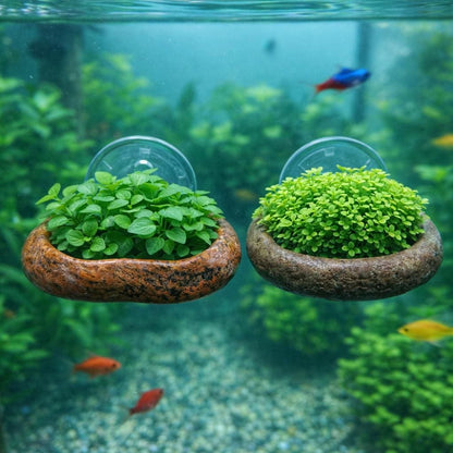 Natural Stone Aquarium Plant Holder - Suction Cup – natural stone aquarium accessory – product detail