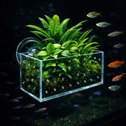Aquarium Plant Holder With Suction Cups – natural stone aquarium accessory – primary product view