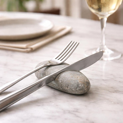 Cutlery Rest - Knife & Chopstick Holder – natural stone kitchen and dining accessory – product detail