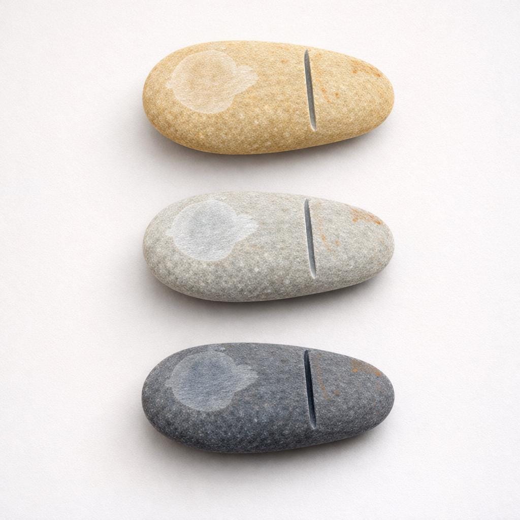 Cutlery Rest - Knife & Chopstick Holder – natural stone kitchen and dining accessory – alternate angle