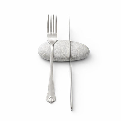 Cutlery Rest - Knife & Chopstick Holder – natural stone kitchen and dining accessory – alternate view