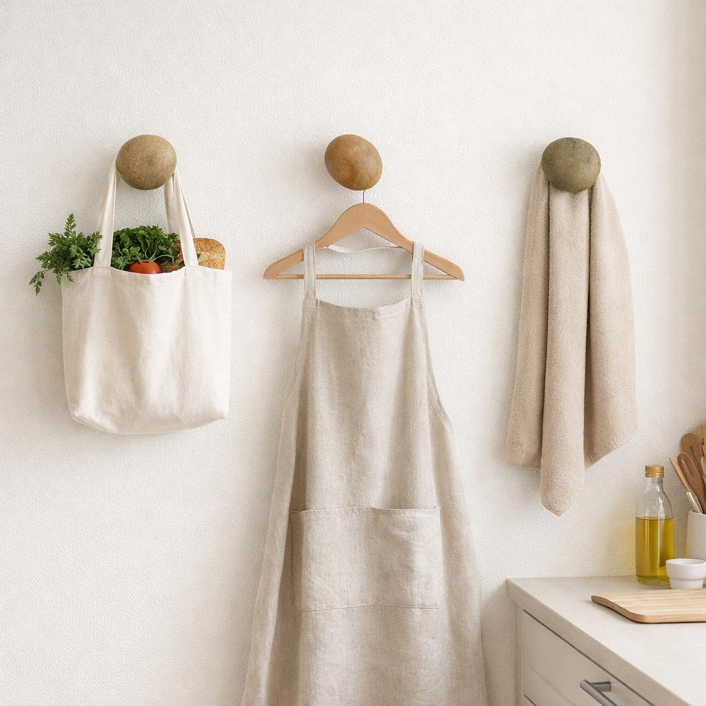 Kitchen Wall Hook – natural stone wall hook or rack – product detail
