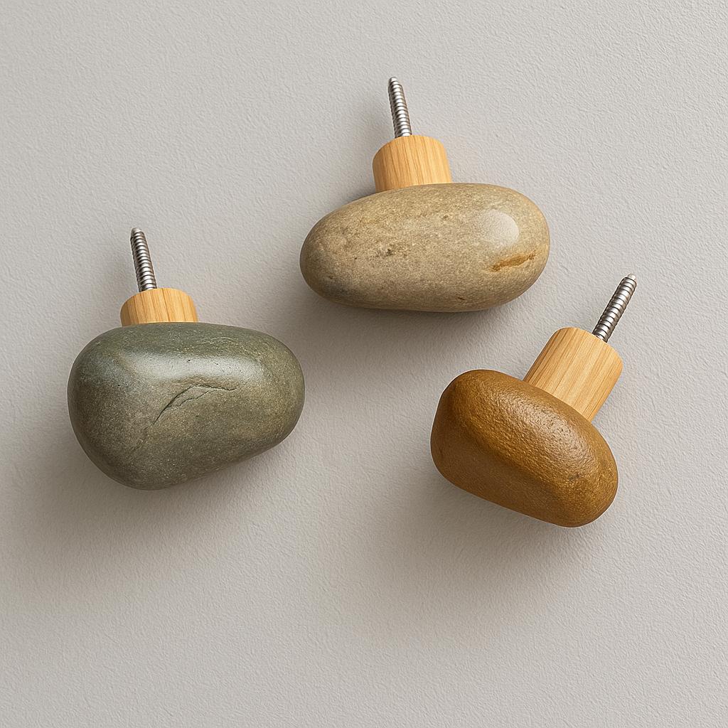 Kitchen Wall Hook – natural stone wall hook or rack – alternate view