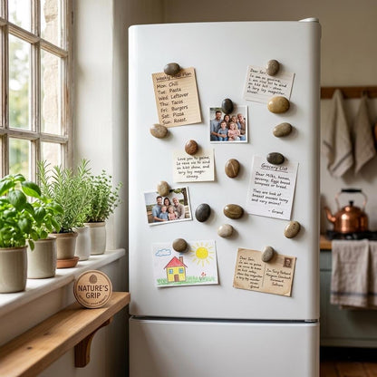 Whiteboard Magnets – natural stone mindful home accent – product detail