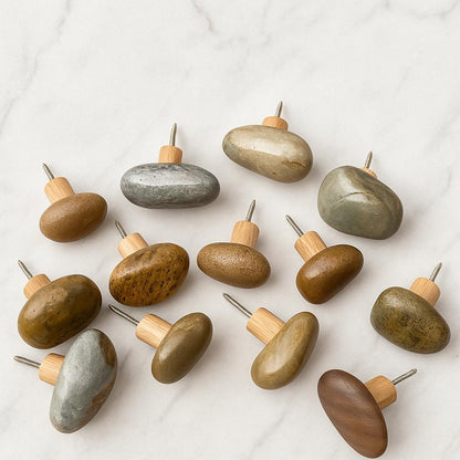 Bathroom Wall Hook – natural stone bathroom accessory – product detail