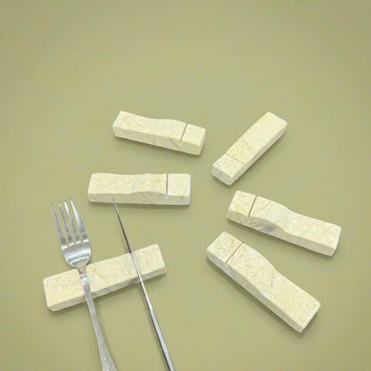 Cutlery Rest Blocks – natural stone kitchen and dining accessory – alternate view