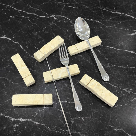 Cutlery Rest Blocks – natural stone kitchen and dining accessory – primary product view