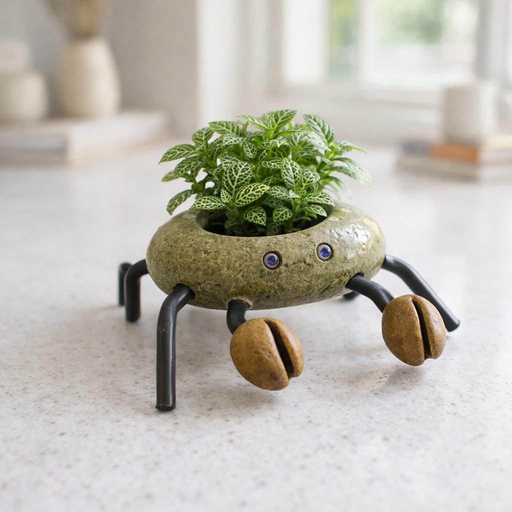 Mini Planter For Succulents – natural stone planter or floral display – primary product view
