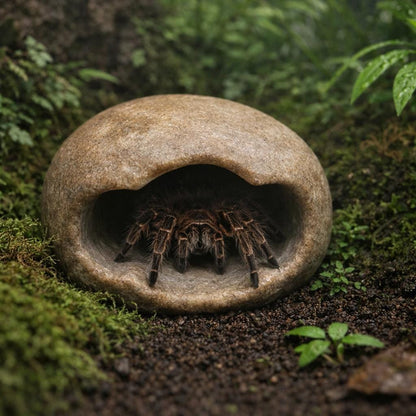 Tarantula Hide Natural Stone Cave Small Spider Hide Terrarium – natural stone terrarium accessory – primary product view