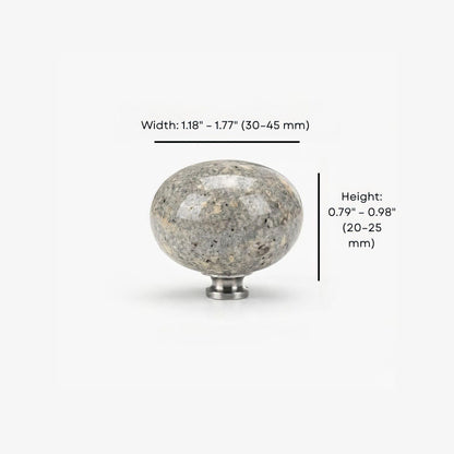 Cabinet Knobs - Natural Stone Cabinet Knob – natural stone wall hook or rack – alternate view