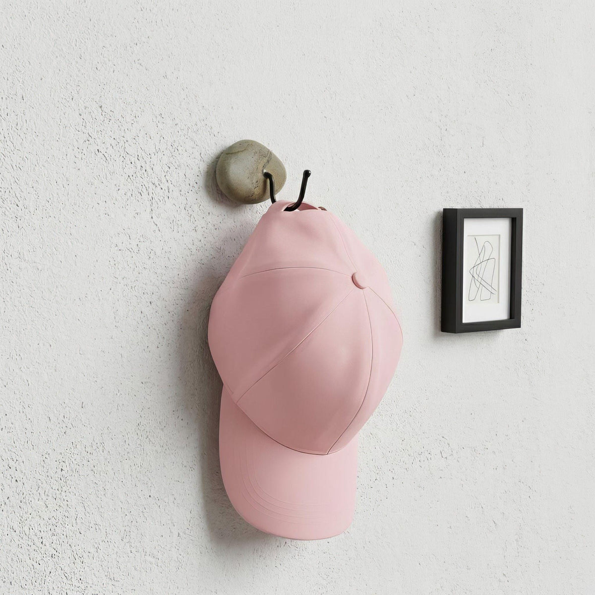 Natural Stone Key Holder For Wall – natural stone wall hook or rack – product detail