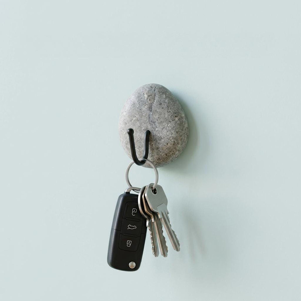 Natural Stone Key Hooks For Wall – natural stone wall hook or rack – alternate view