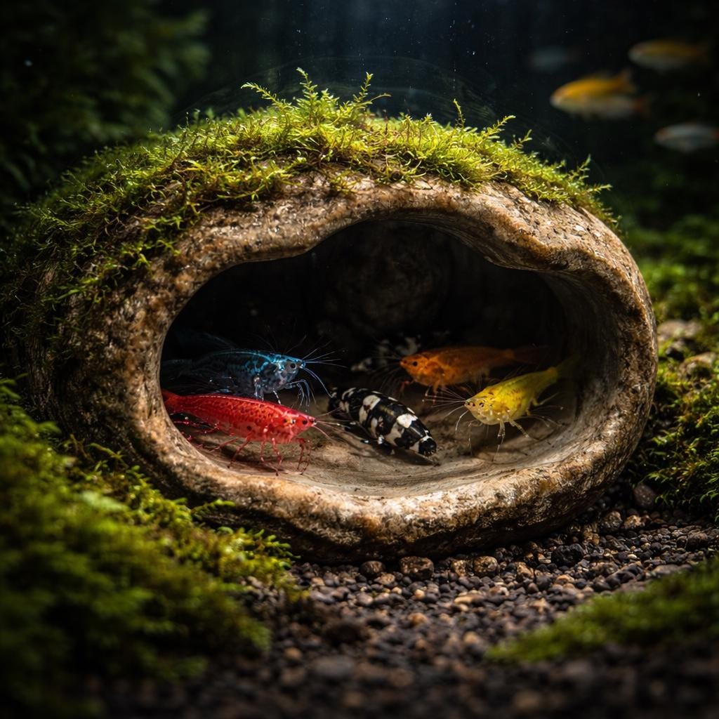 Natural Stone Aquarium Cave - Fish Hide – natural stone aquarium accessory – product detail