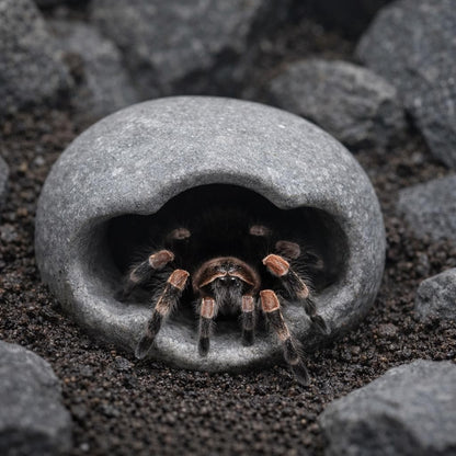 Tarantula Hide Natural Stone Cave Small Spider Hide Terrarium – natural stone terrarium accessory – product detail