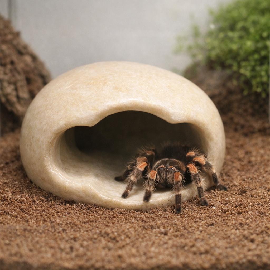Tarantula Hide Natural Stone Cave Small Spider Hide Terrarium – natural stone terrarium accessory – product detail