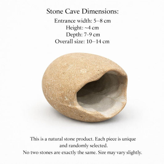 Tarantula Hide Natural Stone Cave Small Spider Hide Terrarium – natural stone terrarium accessory – alternate product view