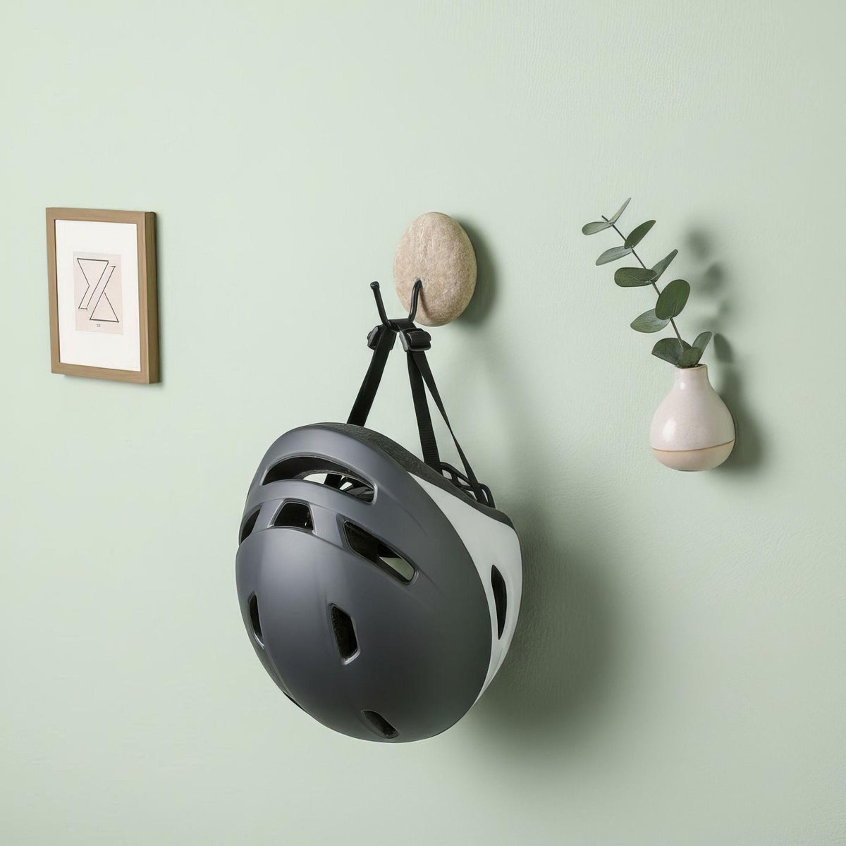 No-Drill Natural Stone Wall Hooks – natural stone wall hook or rack – product detail