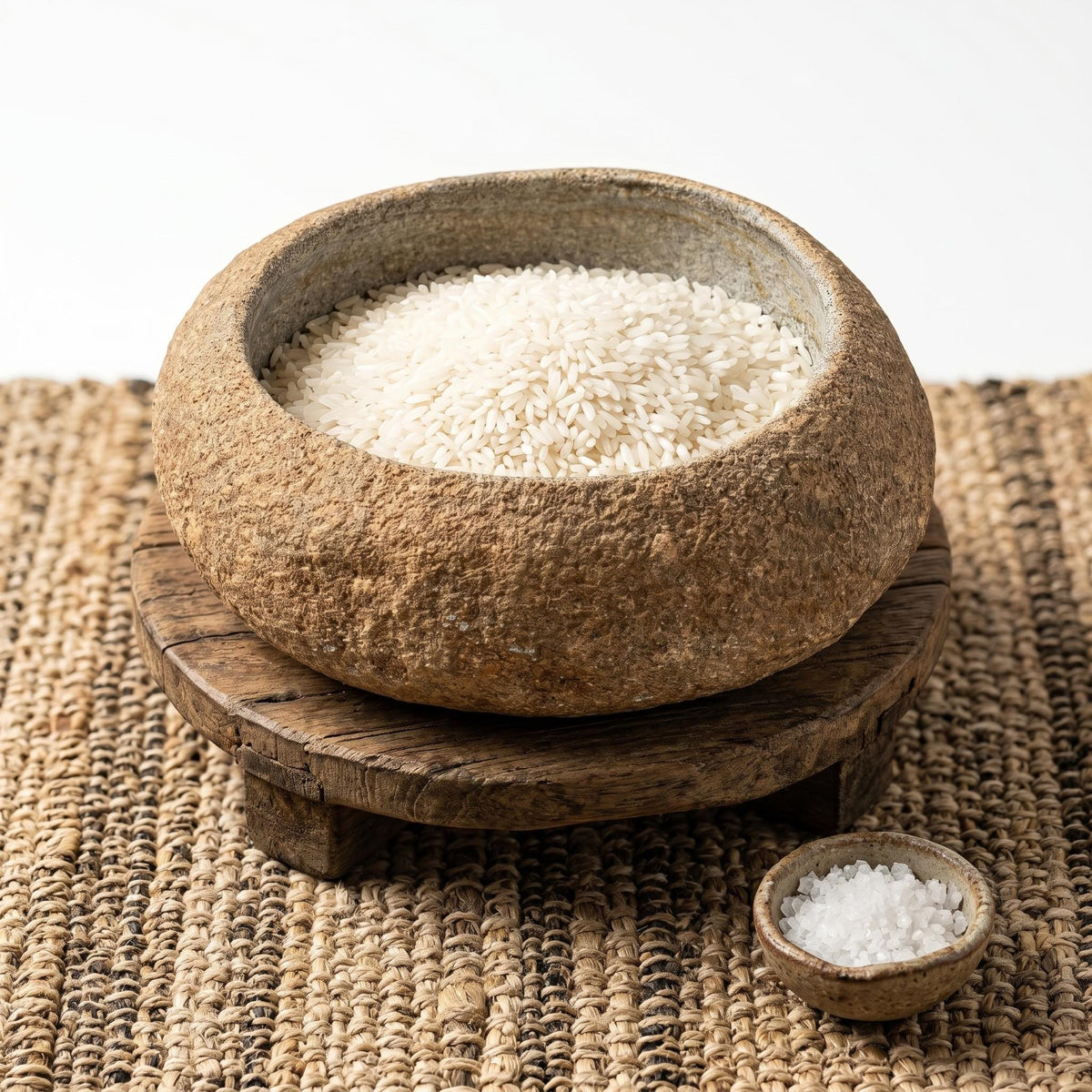 Natural Stone Offering Bowl For Meditation Altar – natural stone mindful home accent – product detail