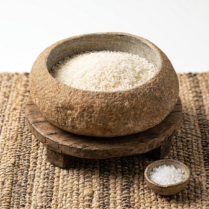 Natural Stone Offering Bowl For Meditation Altar – natural stone mindful home accent – product detail