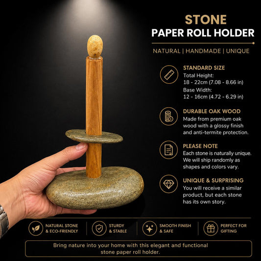 Natural Stone Bathroom Decor - Spa & Japandi – natural stone bathroom accessory – alternate product view