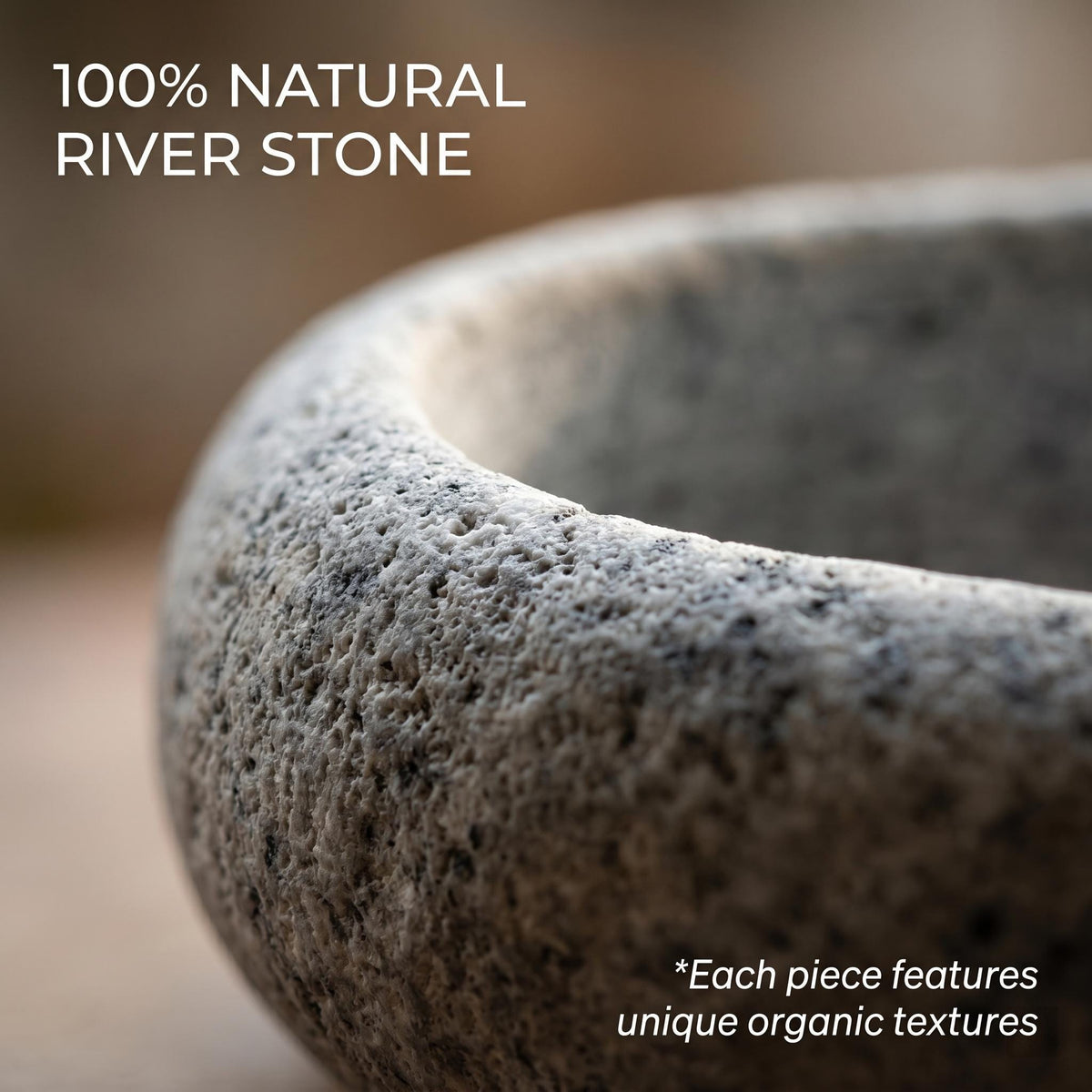 Dog Treat Bowl - Natural Stone Puppy Snack Bowl For Training – natural stone bird and wildlife accessory – alternate view