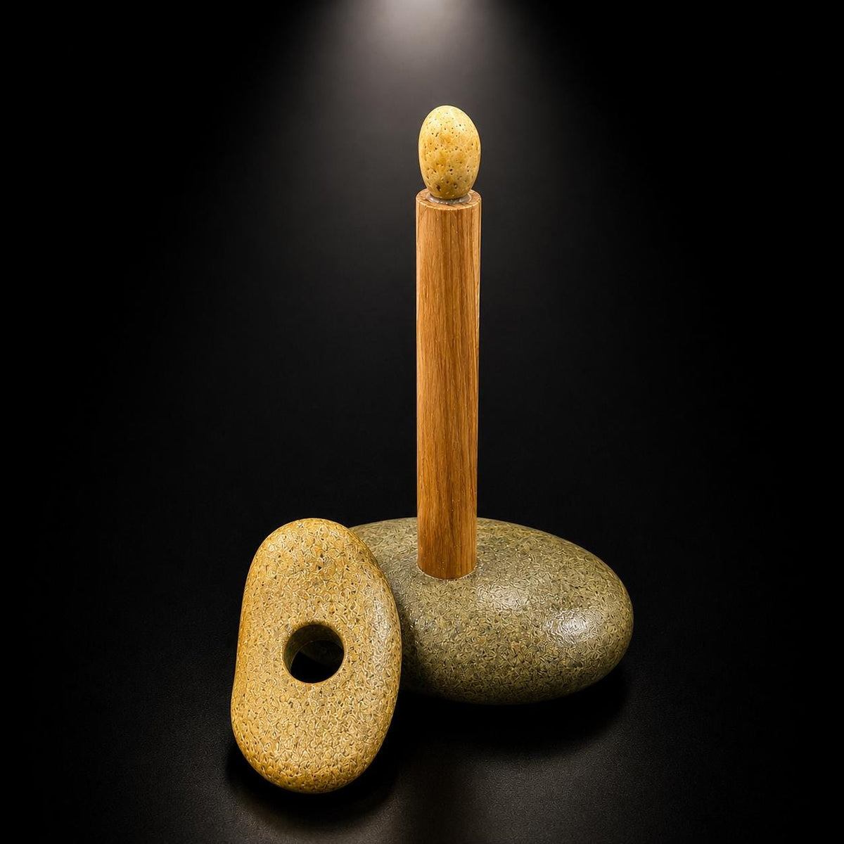 Natural Stone Spa Bathroom Decor – natural stone bathroom accessory – alternate angle