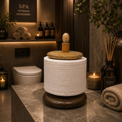 Natural Stone Spa Bathroom Decor – natural stone bathroom accessory – product detail