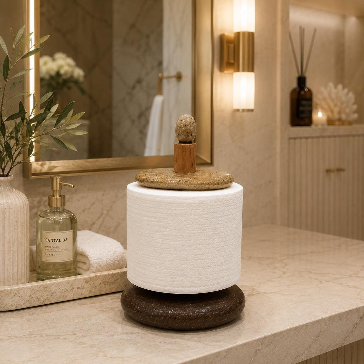Natural Stone Bathroom Decor - Spa & Japandi – natural stone bathroom accessory – product detail