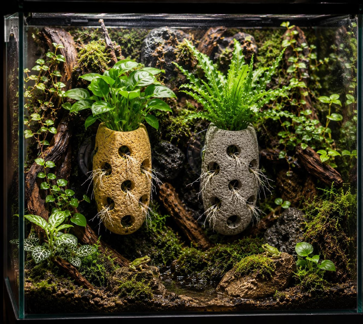 Hanging Planter – natural stone planter or floral display – product detail