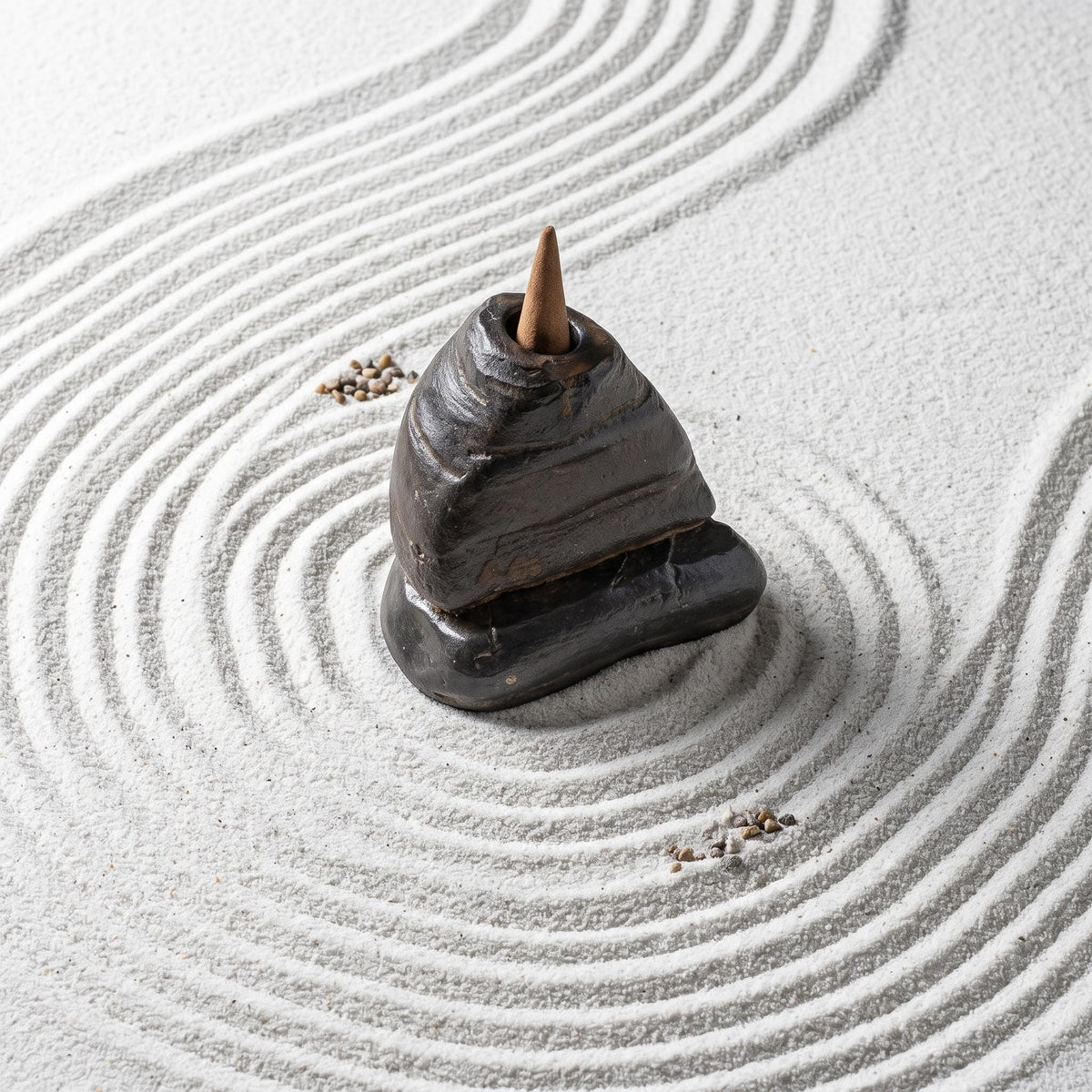 Stone Incense Holder – natural stone mindful home accent – product detail