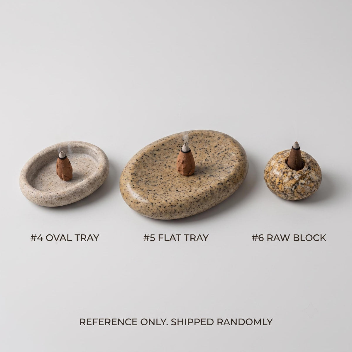 Cone Incense Burner: Handmade Rock Dish & Wabi Sabi Room Decor – natural stone mindful home accent – product detail