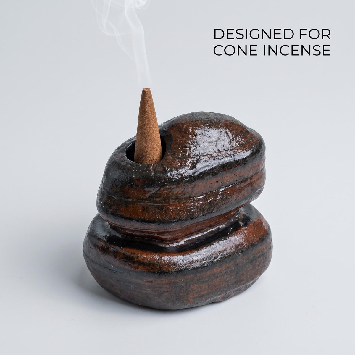Stone Incense Holder – natural stone mindful home accent – product detail