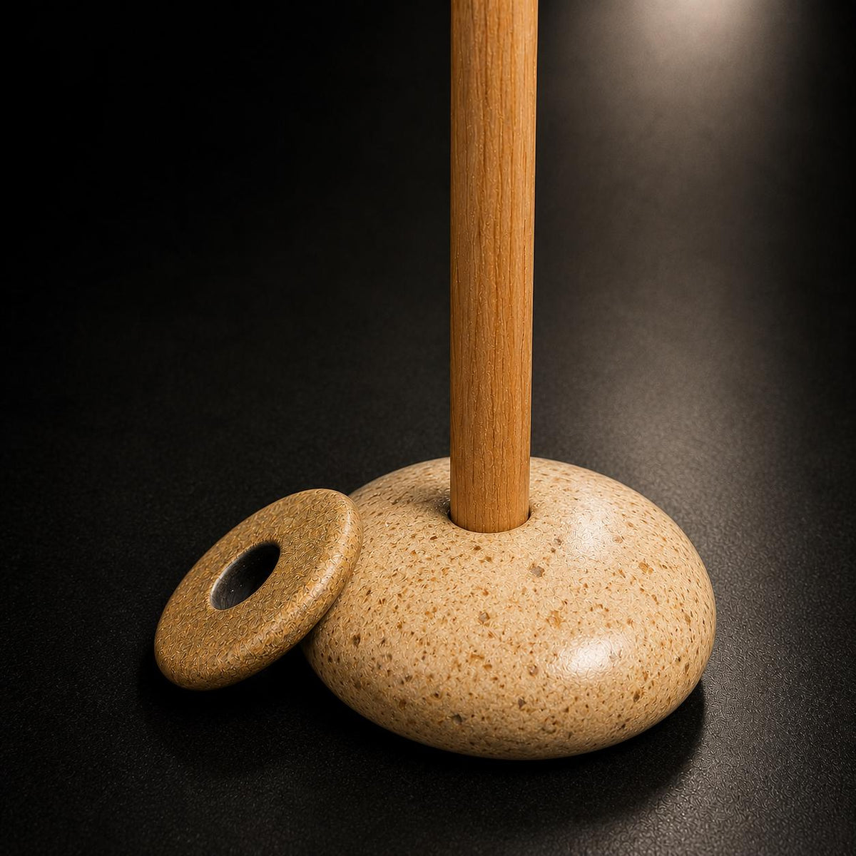Natural Stone Paper Towel Holder – natural stone kitchen and dining accessory – product detail