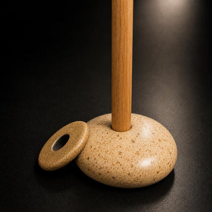Natural Stone Paper Towel Holder – natural stone kitchen and dining accessory – product detail