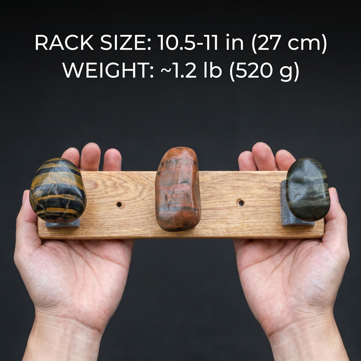 Wall Coat Rack & Heavy Duty Coat Hooks: Natural Stone Entryway – natural stone wall hook or rack – product detail