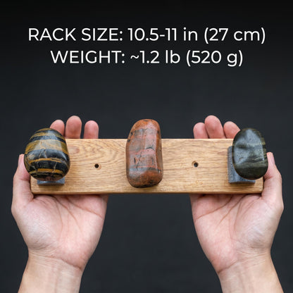 Wall Coat Rack & Heavy Duty Coat Hooks: Natural Stone Entryway – natural stone wall hook or rack – product detail