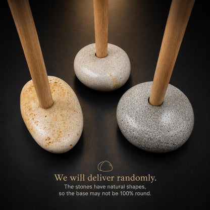 Toilet Paper Holder Stone – natural stone bathroom accessory – detail view